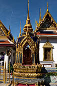 Bangkok Grand Palace,  Wat Phra Keow (temple of the Emerald Buddha). The boundary marker of the sacred ground of the ubosot. 